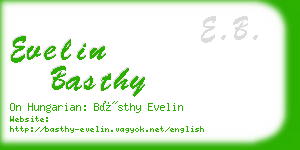 evelin basthy business card